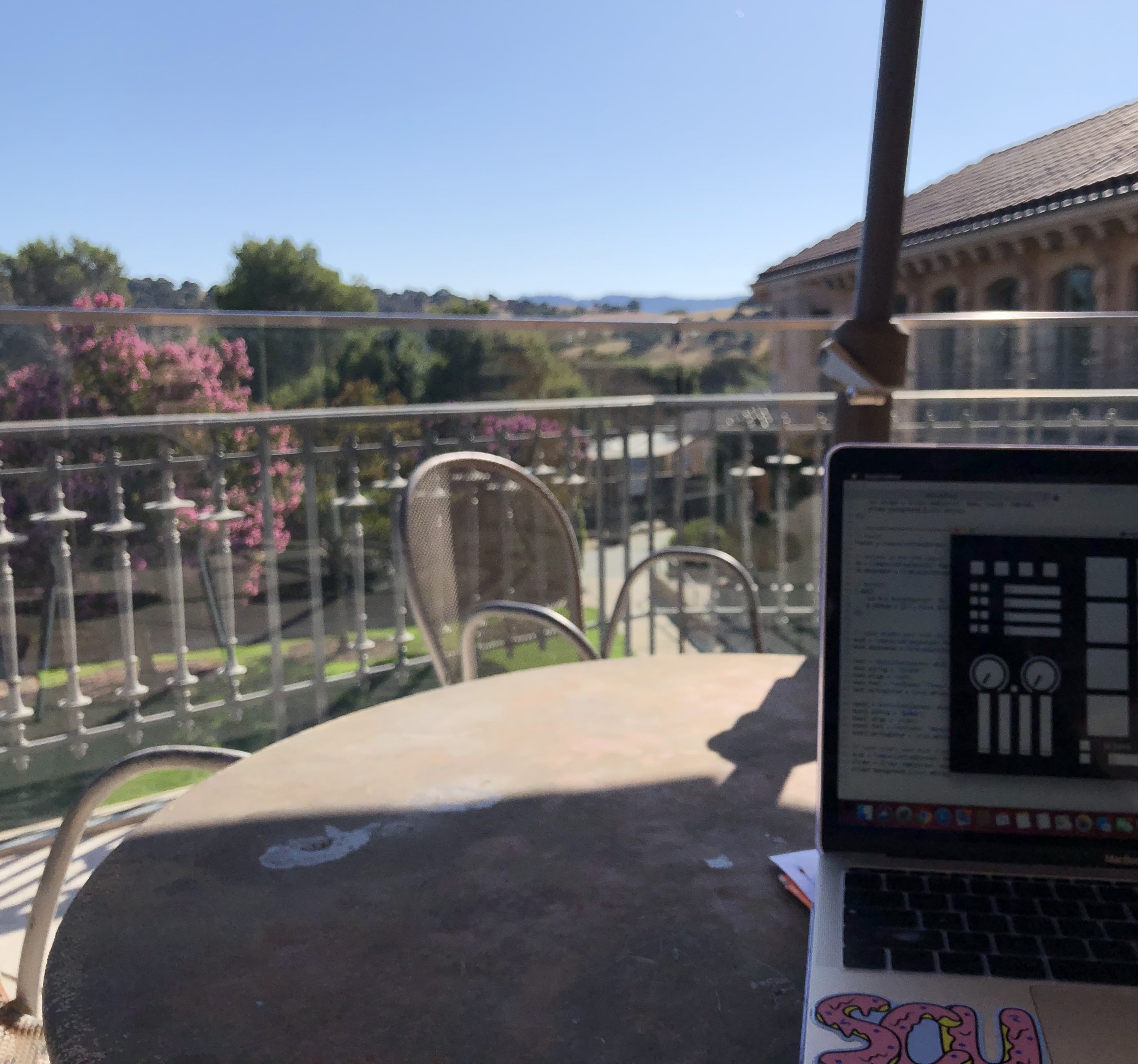 View from CCRMA Stanford